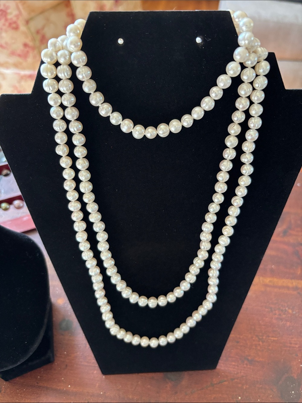 Honora Vintage Estate Double-Strand Freshwater Pearl Necklace -Sterling Clasp